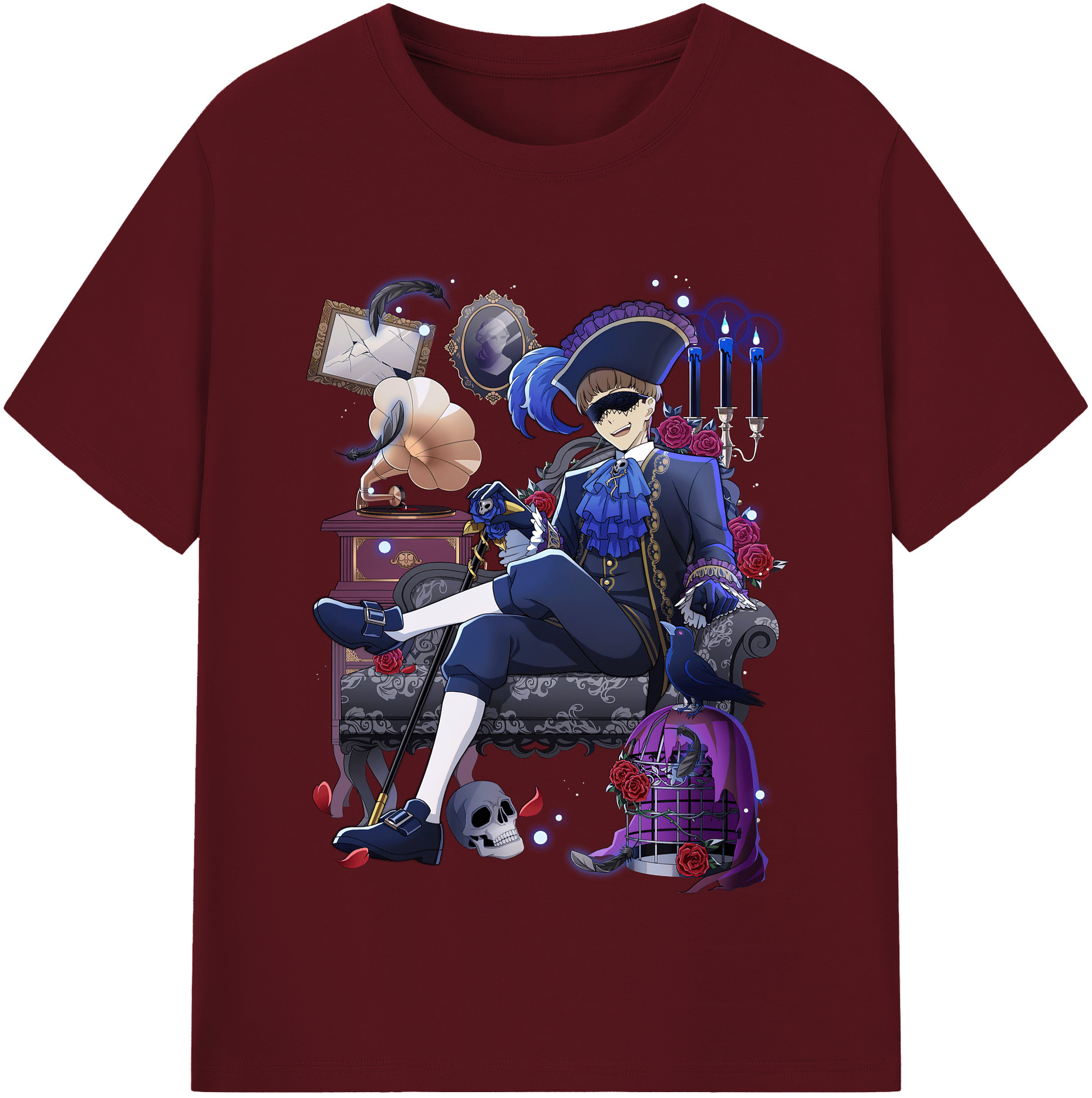 （画像用） 文豪ストレイドッグス Bungo Stray Dogs 綿100％半袖Tシャツ（フロントプリント）